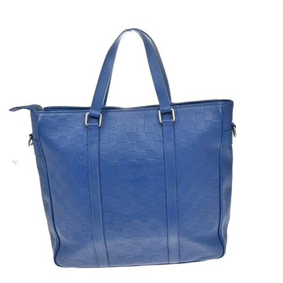 LOUIS VUITTON Tadao PM Hand Tote bag Damier Infini Blue Spain - Picture 3 of 14